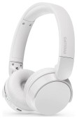 Casti Stereo Wireless Philips Seria 4000 TAH4209WT/00, Bluetooth, Autonomie 55 ore, Gestionare apeluri, Microfon (Alb)