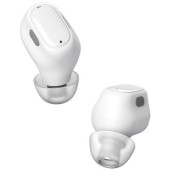 Casti True Wireless Baseus Encok WM01, Bluetooth 5.0, Microfon (Alb)