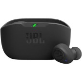 Casti True Wireless JBL Wave Buds, Bluetooth, Deep Bass, 32 ore, Waterproof IPX2 (Negru)