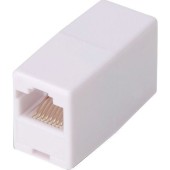 CAT 5e Modular Coupler unshielded RJ45 to RJ45 color white