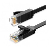 CAT6 Patch Cable UTP 0.5 m Flat Black