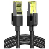 CAT7 Patch Cable UTP 3 m Braided Black