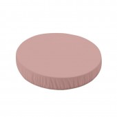 Cearceaf cu elastic, Waldin, Pentru patut evolutiv oval 7 in 1, 73x73 cm, Rose