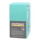 Cearsaf cu elastic jerse din bumbac Menta 120/60 cm