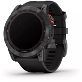 Ceas activity outdoor tracker Garmin Fenix 7X Solar, display 1.4inch, 16GB, Rezistenta la apa 10ATM, GPS, carcasa 51 mm, Android iOS (Negru)