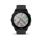 Ceas activity outdoor tracker Garmin Forerunner 955, bratara silicon, iOS/Android, Rezistenta la apa, Negru