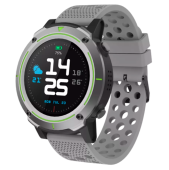 Ceas activity tracker Denver SW-510, Display 1.3inch, Bluetooth, GPS, Bratara Silicon, Rezistent la apa IP68, Android/iOS (Gri) 