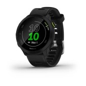 Ceas activity tracker Garmin Forerunner 55, GPS, Bluetooth, ecran MIP 1.04inch, bratara silicon (Negru)