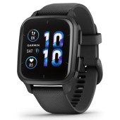 Ceas Activity Tracker Garmin Venu Sq 2 Music Edition, 40mm, Ecran AMOLED 1.41inch, 4GB Flash, GPS, Waterproof 5 ATM (Negru)