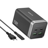 Charger MOKiN PD150W 2xUSB-C 2xUSB-A (black)