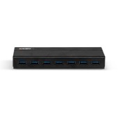 Charging 7 Port USB 3.1, negru