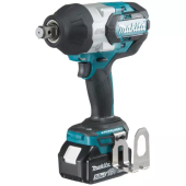 Cheie de strans cu impact pe acumulator Makita DTW1001RTJ, 18 V, 3/4”, 1050 Nm, 2 acumulatori Li-Ion LXT 5.0 Ah, incarcator