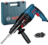 Ciocan rotopercutor BOSCH GBH 2-26 DFR, SDS-Plus, 800 W, 2.7 J, Mandrina interschimbabila, Protectie suprasarcina, Valiza transport