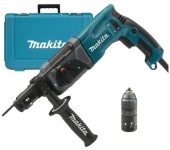 Ciocan rotopercutor SDS-Plus Makita HR2470T, 780 W, 2.4 J, Mandrina interschimbabila, Protectie suprasarcina, Valiza transport