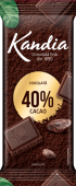 Ciocolata neagra Kandia 40% cacao 80 g
