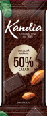 Ciocolata neagra Kandia 50% cacao 80g