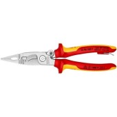 Cleste de electrician Knipex 1396200T, 200 mm (Rosu/Galben)