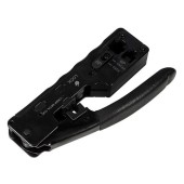 Cleste sertizare mufe Logilink WZ0025, pentru mufe RJ45 Cat.5e/Cat.6/Cat.6A/Cat.7, RJ11/ Rj12, Negru