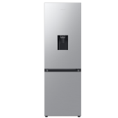 Combina frigorifica Samsung RB34C632ESA/EF, 341 l, No Frost, All-Around Cooling, Compresor Digital Inverter, Dozator apa, WiFi, Clasa E, H 185 cm, Inox