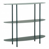 Consola, Mauro Ferretti, Saturn, 90x28x81 cm, metal, turcoaz