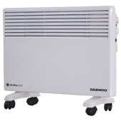 Convector incalzire DAEWOO DPH2000W, 2 trepte, 2000W, Roti, Termostat reglabil (Alb)