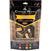 Cookinwood Bucati de lemn pentru afumat gratar, Whisky 500 g