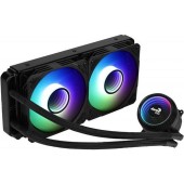 Cooler CPU Aerocool Mirage L240, iluminare ARGB, racire cu lichid, 2x120mm (Negru)