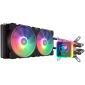 Cooler CPU COUGAR AIO Liquid Cooling Aqua ARGB 280 3MAQR280.0003, iluminare ARGB, 2 x 140mm 