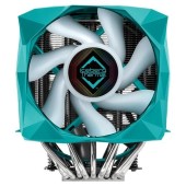 Cooler CPU Iceberg Thermal IceSleet X9 Dual TR, iluminare RGB, 1x120 mm, 1x140 mm, 1850 rpm, PWM (Albastru)