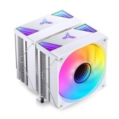 Cooler CPU Jonsbo CR-3000 ARGB, iluminare ARGB, 2x120 mm, 1500 rpm, PWM (Alb)