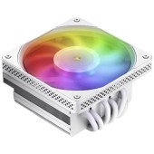 Cooler CPU Jonsbo HX6200D, iluminare ARGB, 1x120 mm, 1800 rpm, PWM (Alb)