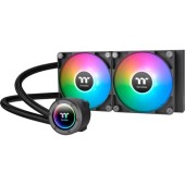 Cooler CPU Thermaltake TH240 V2, iluminare aRGB, 2x 120mm, 2000 rpm, PWM (Negru)