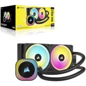 Cooler procesor AIO Corsair iCUE LINK H100i RGB, 240mm, racire cu lichid (Negru)