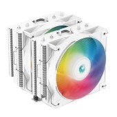 Cooler procesor Deepcool AG620, iluminare aRGB, Alb