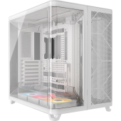 CORSAIR Carcasa Corsair AIR 5400 RS-R ARGB, Triple Chamber, Panoramic Glass, Mid-Tower, Alb
