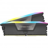 CORSAIR Memorie Corsair Vengeance RGB 32GB, DDR5, 6000MHz, CL38, Kit dual-channel 2x16GB, XMP&EXPO, Negru