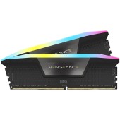 CORSAIR Memorie RAM CORSAIR VENGEANCE RGB, Capacitate 32GB - Kit 2x16GB, Tip DDR5, Frecventa 6000MHz, Latenta CL38, 1.35V, Negru