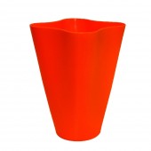 Cos hartie plastic portocaliu metalizat Tu-K-no