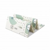 Covoras de joaca termic Lorelli, 2 fete, pliabil, din spuma XPE, 120 x 180 cm, Funny City