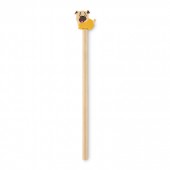 Creion lemn in forma de animal