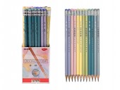 Creion negru cu radieră Daco Elegant