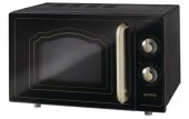 Cuptor cu microunde GORENJE Old Time MO4250CLB, 700W, 20l, Grill (Negru)