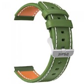 Curea din Piele iHunt pentru Watch 13 Titan (Verde/Maro)