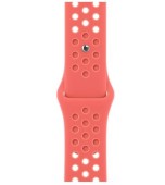 Curea Smartwatch Apple Nike Sport Band ML853, Regular, pentru Apple Watch 41mm (Portocaliu) 