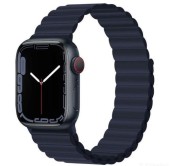 Curea smartwatch Devia Deluxe Series Sport 3 pentru Apple Watch 42 mm / 44 mm / 45 mm (Indigo)