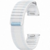 Curea smartwatch Samsung Fabric Band ET-SVL31LWEGEU pentru Galaxy Watch 7, M/L (Albastru/Alb)