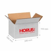 Cutie carton dreaptă 360 GR CO3 (240x160x110mm)