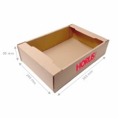 Cutie carton lădiță, 360x240x90 mm