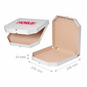 Cutie carton pentru pizza, 250x250x35 mm