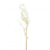 Decoratiune perle 60 cm crem